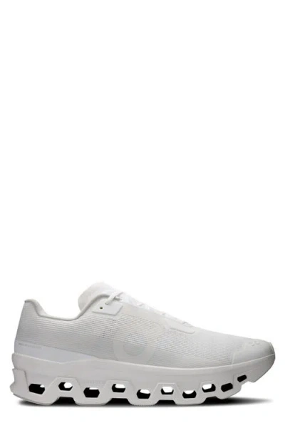 On White Cloudmster Low-top Sneaker In White