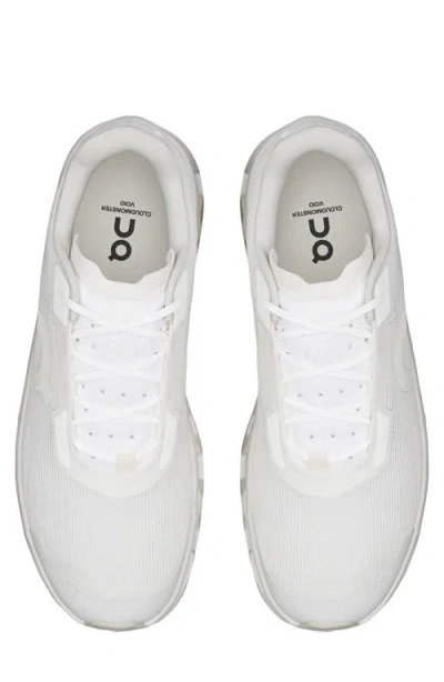 On White Cloudmster Low-top Sneaker In White
