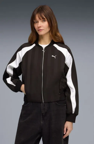 Puma Future Archive Bomber Jacket In Black