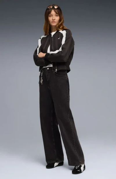Puma Future Archive Bomber Jacket In Black