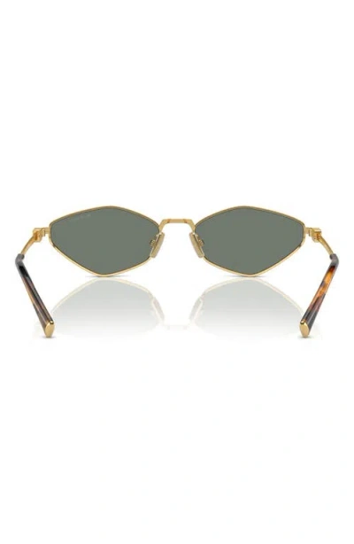 Miu Miu 56mm Irregular Sunglasses In Multi