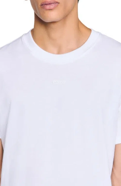 Sandro Cotton T-shirt In White