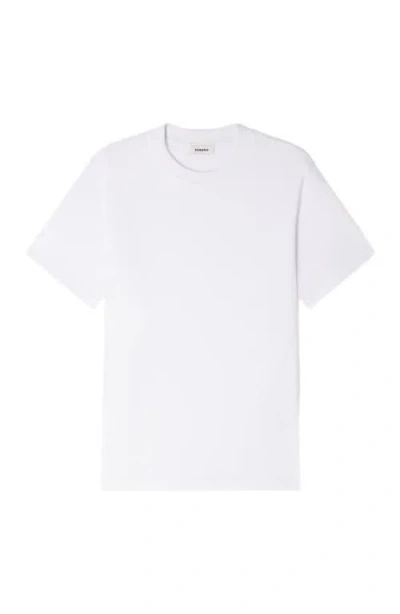 Sandro Cotton T-shirt In White