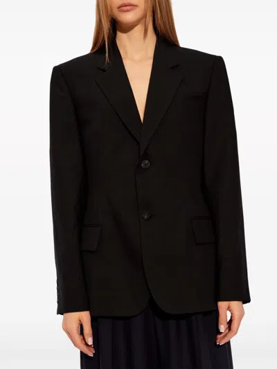 Balenciaga Standard Single-breasted Tailored Blazer In Black In Black