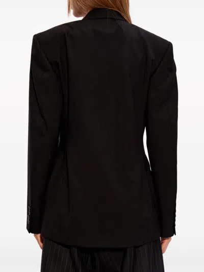 Balenciaga Standard Single-breasted Tailored Blazer In Black In Black