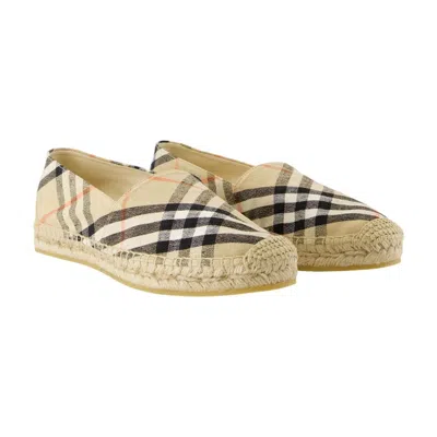Burberry Women Embroidered Canvas Espadrilles In Multi