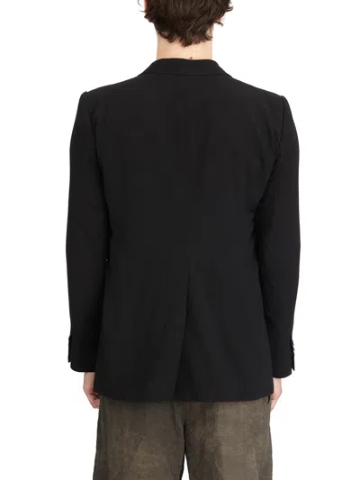 Devoa Wool Jacket In Black