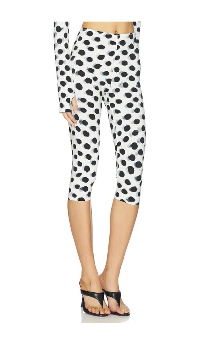 Norma Kamali Capri Legging In Multi
