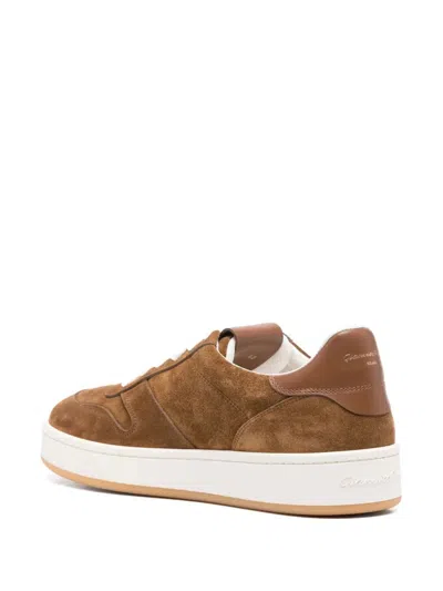 Gianvito Rossi Slam Sneakers In Brown