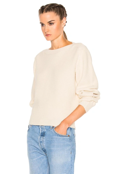 Shop Isabel Marant Fidji Jumper In Ecru