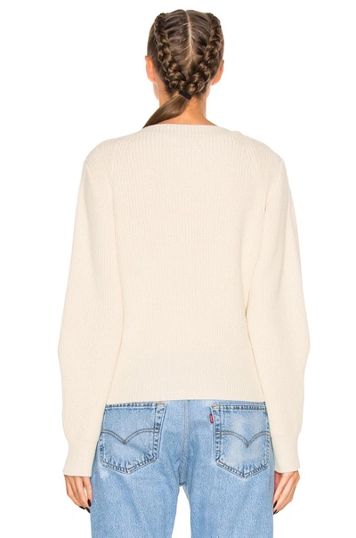 Shop Isabel Marant Fidji Sweater In Ecru