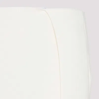 Jil Sander Ivory Viscose Blend Skirt In White