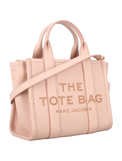 Marc Jacobs The Mini Tote Leather Bag In Pink