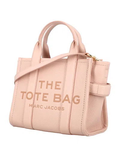 Marc Jacobs The Mini Tote Leather Bag In Pink
