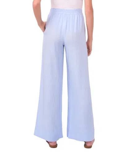 1.state Wide Leg Drawstring Pants In Blue
