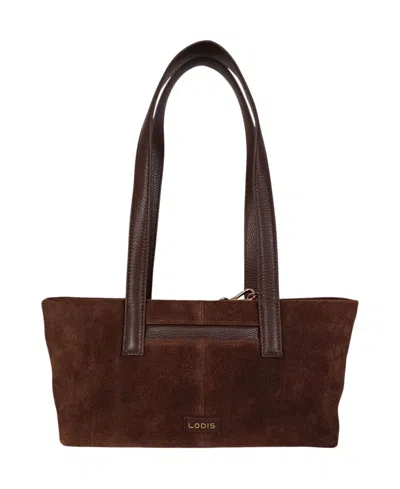 Lodis Meridian Medium Satchel Bag In Brown