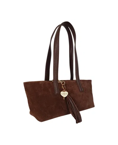 Lodis Meridian Medium Satchel Bag In Brown