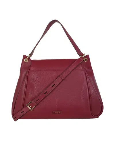 Lodis Eclipse Large Shoulder Bag In Red