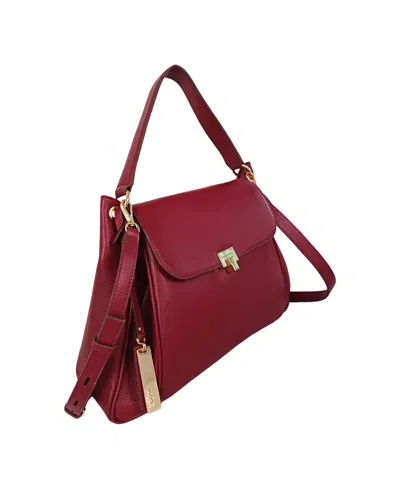 Lodis Eclipse Large Shoulder Bag In Red