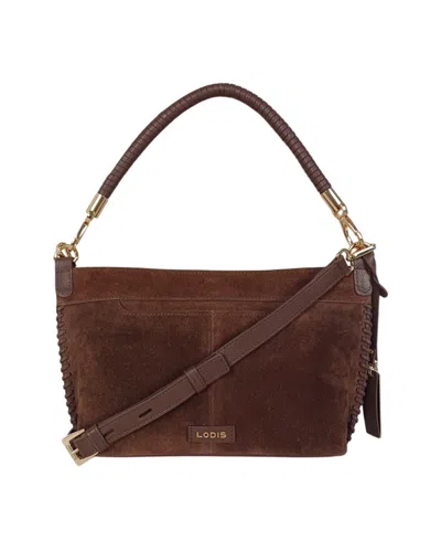 Lodis Elina Medium Crossbody Bag In Brown