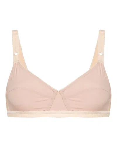 N°21 Scalloped-edges Bra In Pink