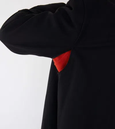 Rier Loden Wool Coat In Black