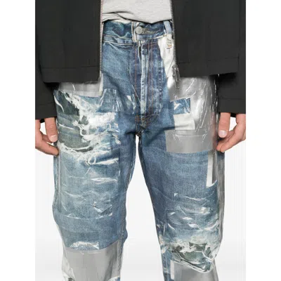 Acne Studios Multi-pocket Casual Pants In Blue