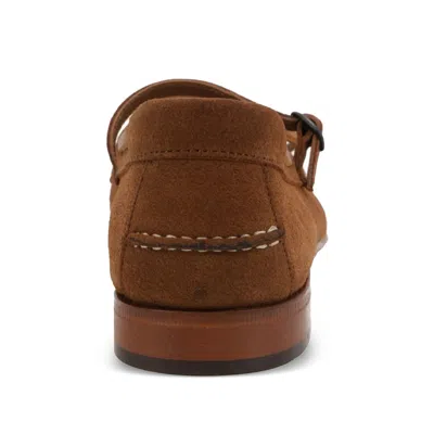 Hereu Women Lorea Suede Leather Loafers In Brown