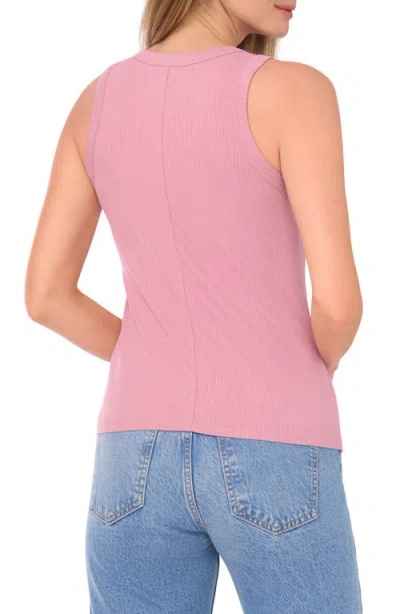 Halogen ® Fitted Ribbed Tank Top In Pink