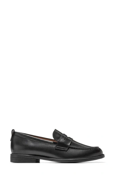 Cole Haan Stassi Leather Penny Loafer In Black | ModeSens