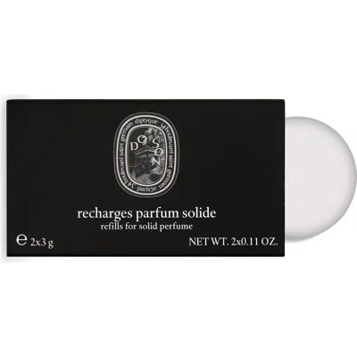 Diptyque Do Son 2-pack Solid Perfume Refills In Transparent