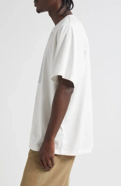 Mm6 Maison Margiela T-shirt With A Digitally Inspired Key Print On The Chest In White