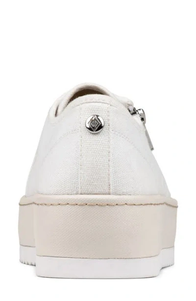 Donald Pliner Fatimah Platform Sneaker In White