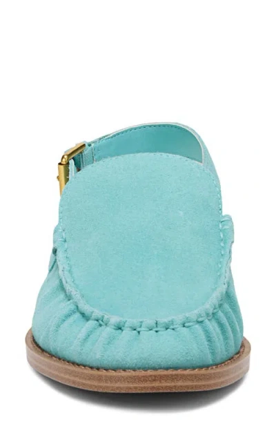 Franco Sarto Sully Leather Slingback In Blue