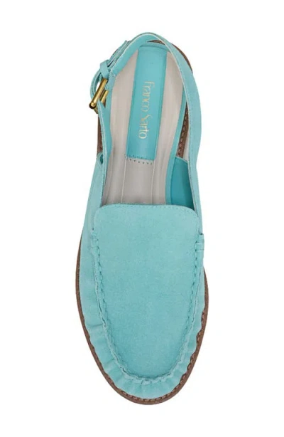 Franco Sarto Sully Leather Slingback In Blue