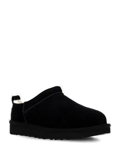 Ugg Classic Micro Suede Sheepskin Boots In Black
