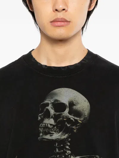 Warman Skeleton Printed T-shirt In Black