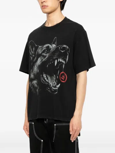Warman Graphic T-shirt In Black