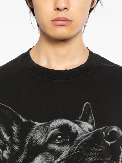 Warman Graphic T-shirt In Black