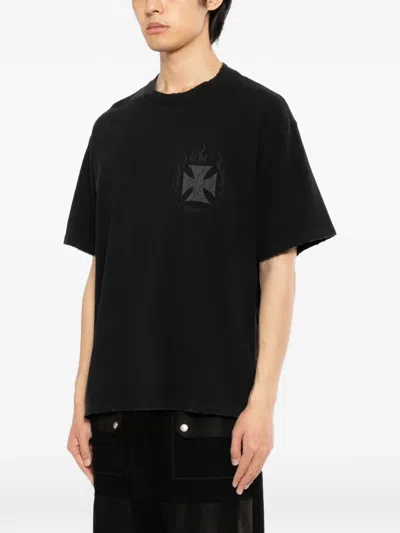 Warman Logo Printed T-shirt In Blue