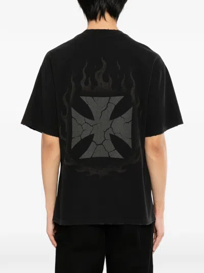 Warman Logo Printed T-shirt In Blue