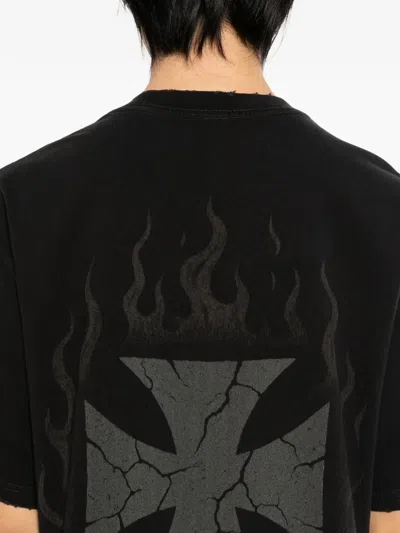 Warman Logo Printed T-shirt In Blue