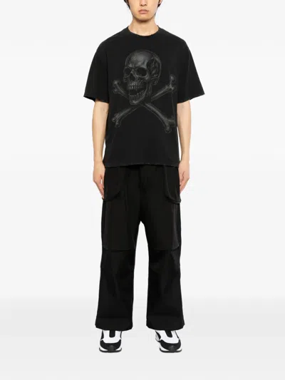 Warman Skull Printed T-shirt In Black