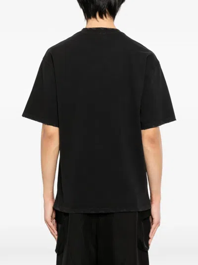 Warman Skull Printed T-shirt In Black