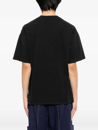 Warman Skull Printed T-shirt In Black