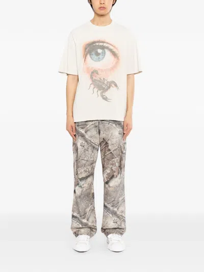 Warman Eye Graphic T-shirt In Neutral
