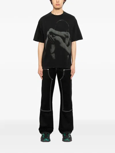 Warman Graphic T-shirt In Black