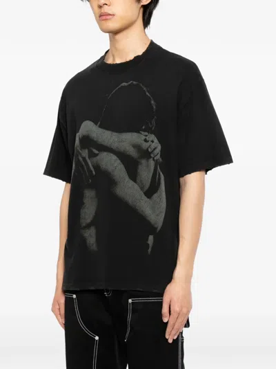 Warman Graphic T-shirt In Black
