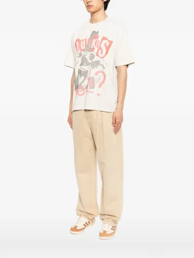 Warman Cotton Printed T-shirt In Neutral