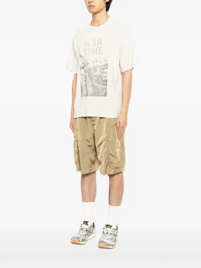 Warman Cotton Printed T-shirt In White
